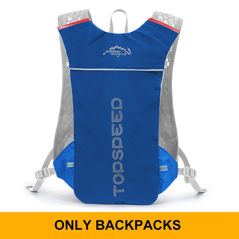 sac à dos ultraléger pour hommes, 5l, pour course en plein air, gilet d'hydratation, jogging, respirant, pour marathon, vélo, bouteille d'eau, 500ml