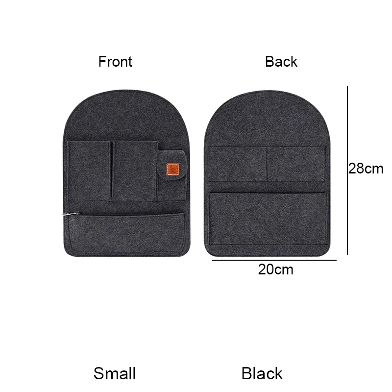 doublure intérieure en feutre, espace de rangement extensible, accessoires de mise à niveau pour sac à dos mcm, sac d'école de voyage, organisateur, poche de doublure de tri