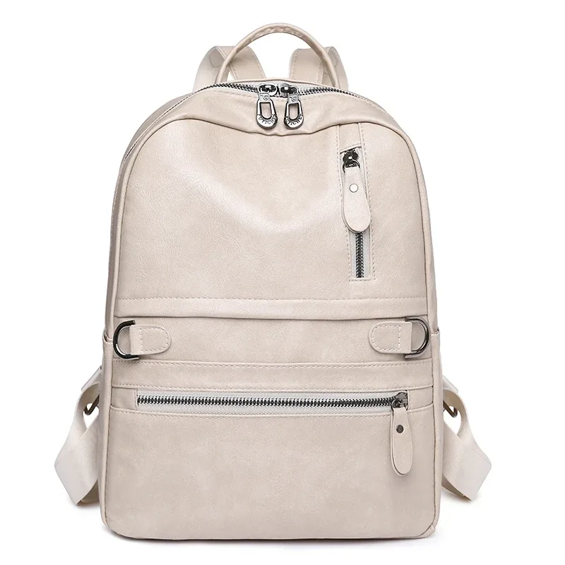 sacs de voyage multifonctionnels vintage pour femmes, sac à dos grande capacité, sac d'école étudiant, cartables en cuir de vachette de luxe pour femmes, nouveau