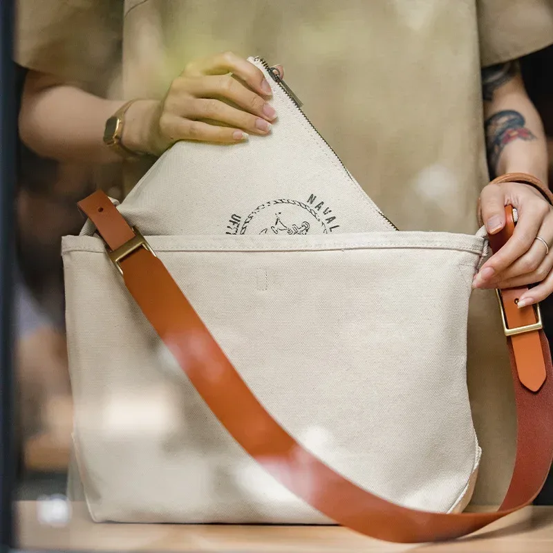 maden-sac à bandoulière en toile imprimée pour homme et femme, fourre-tout vintage unisexe, voyage décontracté, designer, tendance 2022, e27