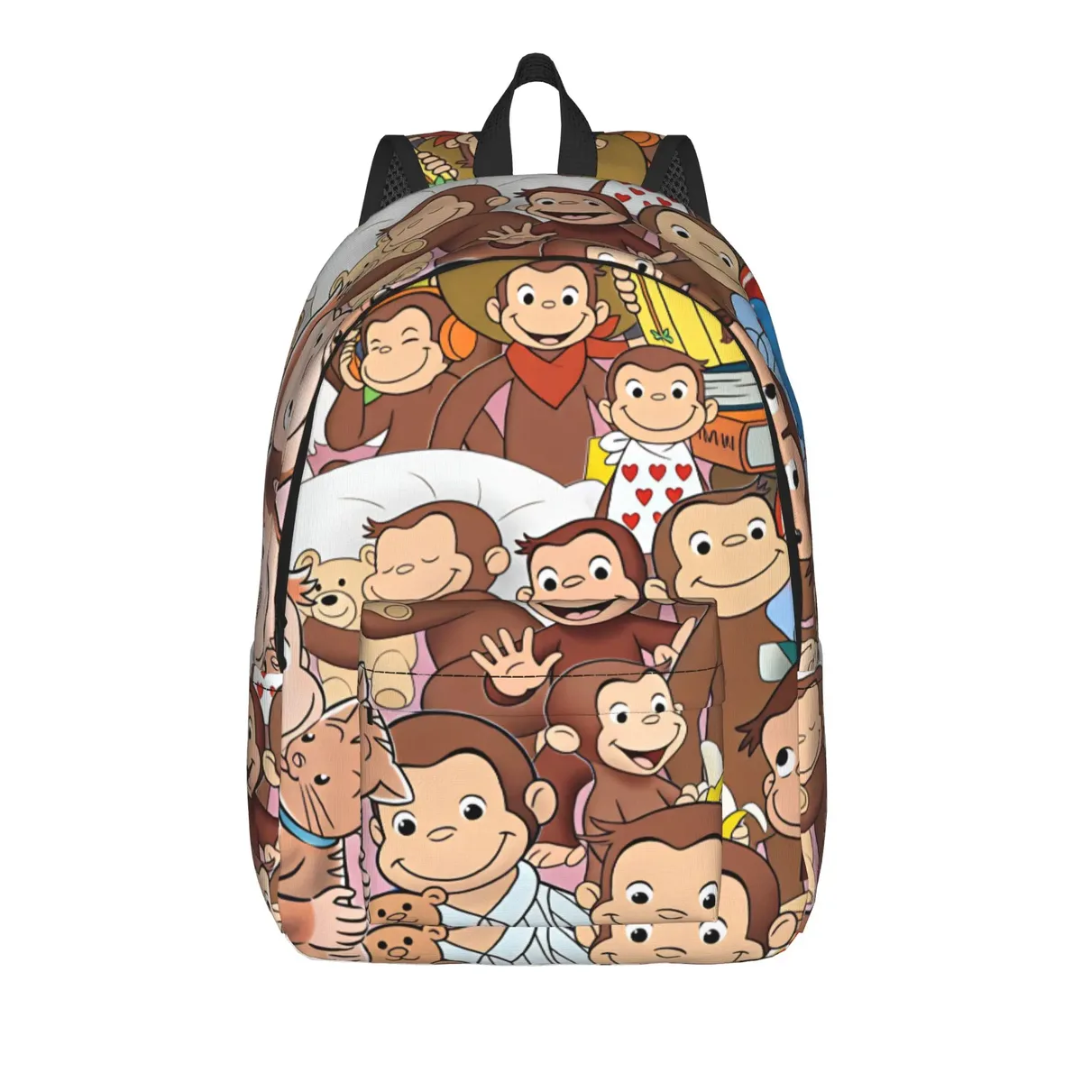 sac à dos multifonctionnel curious george, sacs à dos de trekking, sacs à dos colorés pour étudiants, sacs souples pour lycéens, style sac à dos