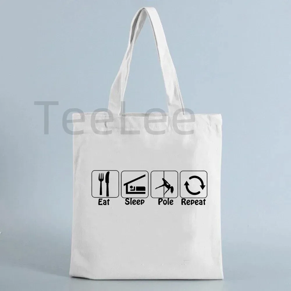 sac fourre-tout drôle de pôle danse, sacs licorne kawaii avec livraison gratuite, sac de shopping réutilisable, fourre-tout en toile animale, sacs à main à la mode, cadeau