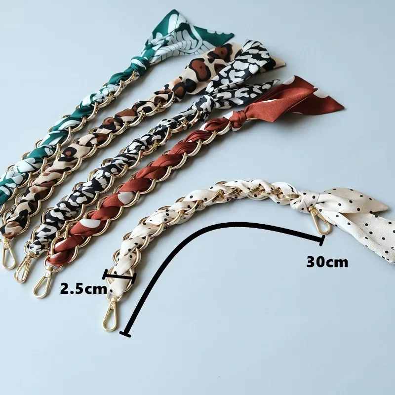 sangle d'écharpe en coton pour femme, accessoire de sac à main, poignées de rechange amovibles, point léopard, nouvelle mode, printemps, été