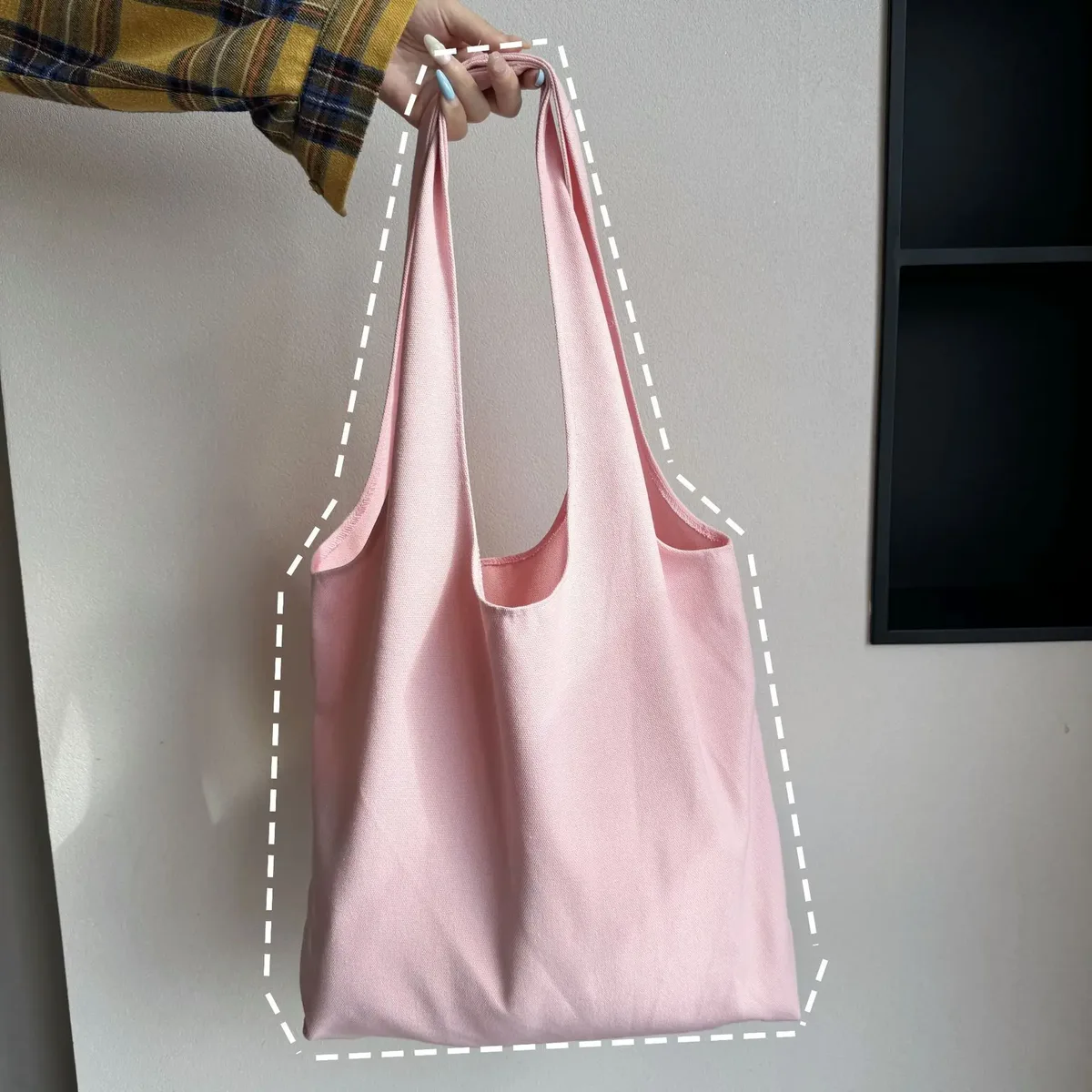 sac fourre-tout coloré avec logo personnalisé pour femmes, fourre-tout pliable et réutilisable pour le shopping, les déplacements, les voyages, sac en toile de grande capacité