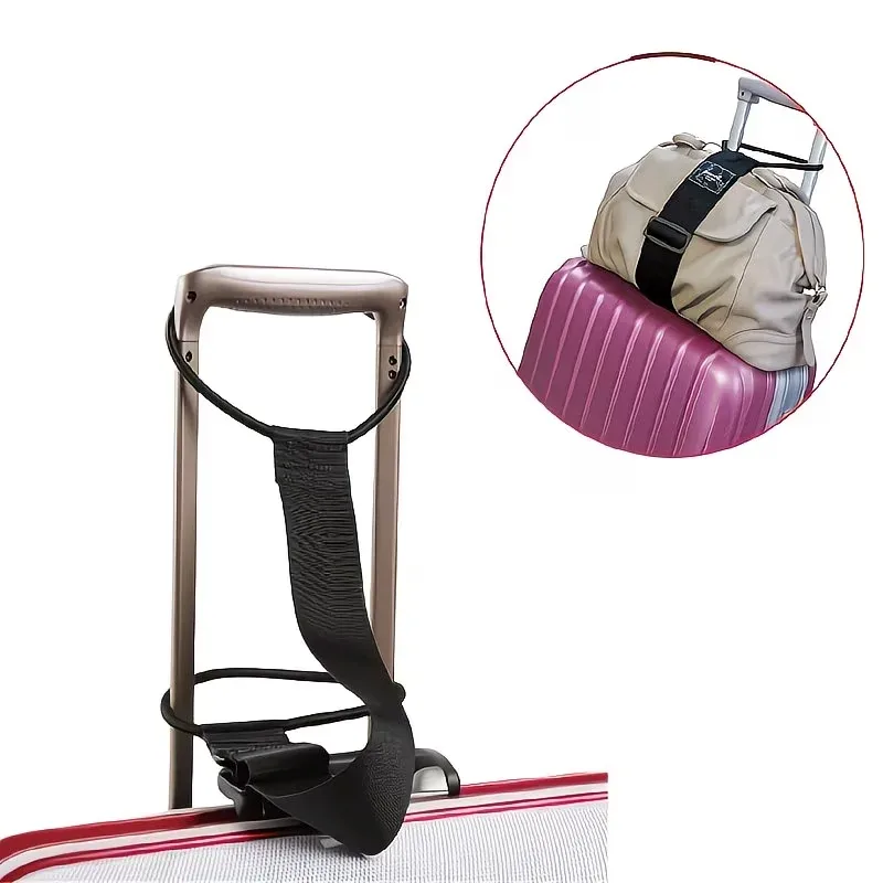 deux sangles élastiques pour sécuriser les bagages, conçues pour les sacs à dos et les valises de voyage