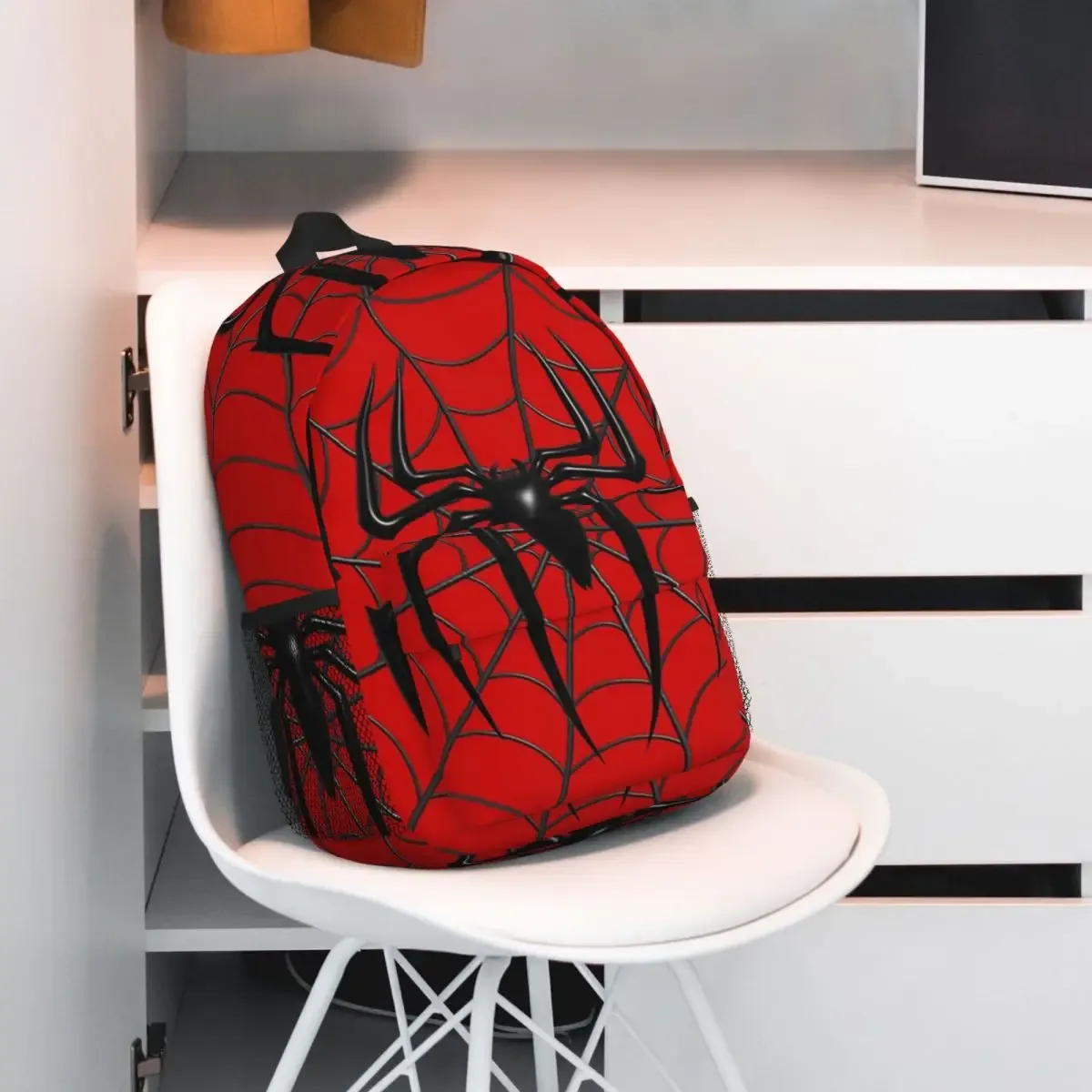sac à dos spider and web, sac à livres pour étudiants, sac d'école pour enfants, sacs à bandoulière pour ordinateur pour hommes et femmes