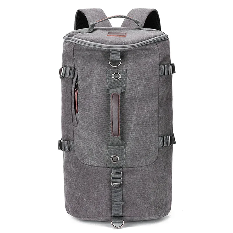 sac à dos en toile de grande capacité pour homme, sac de sport de voyage, bagage masculin, sacs initiés, randonnée en plein air, sac à dos de haute qualité, e27