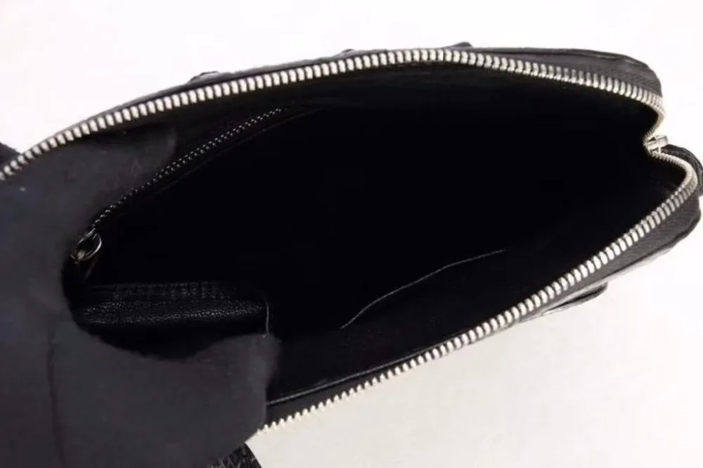 100% véritable cuir de crocodile peau de tête hommes sac à bandoulière de luxe en cuir d'aligator hommes sac à bandoulière coloré