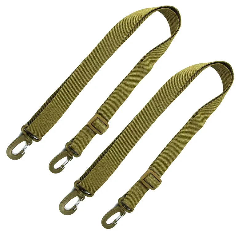sangle de sac de sport universelle de 1 pouce, 2 pièces/ensemble, sangle d'épaule réglable en nylon de remplacement pour pochette de bouteille d'eau, sac de chasse