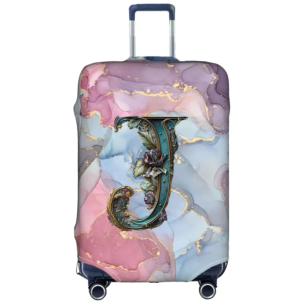 housse de protection pour bagages en tissu extensible, étui de protection pour valise série graphique, housse anti-poussière pour bagages, valise adaptée de 18 à 32 pouces