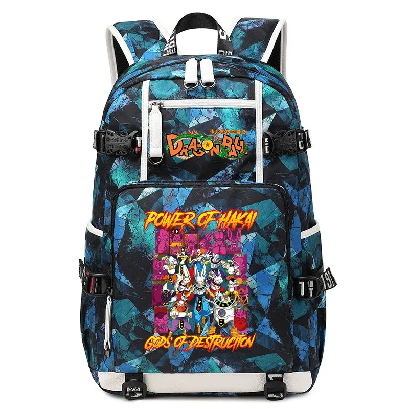 sac à dos d'école imprimé dragon ball z, sac à dos de voyage de grande capacité pour enfants et adolescents
