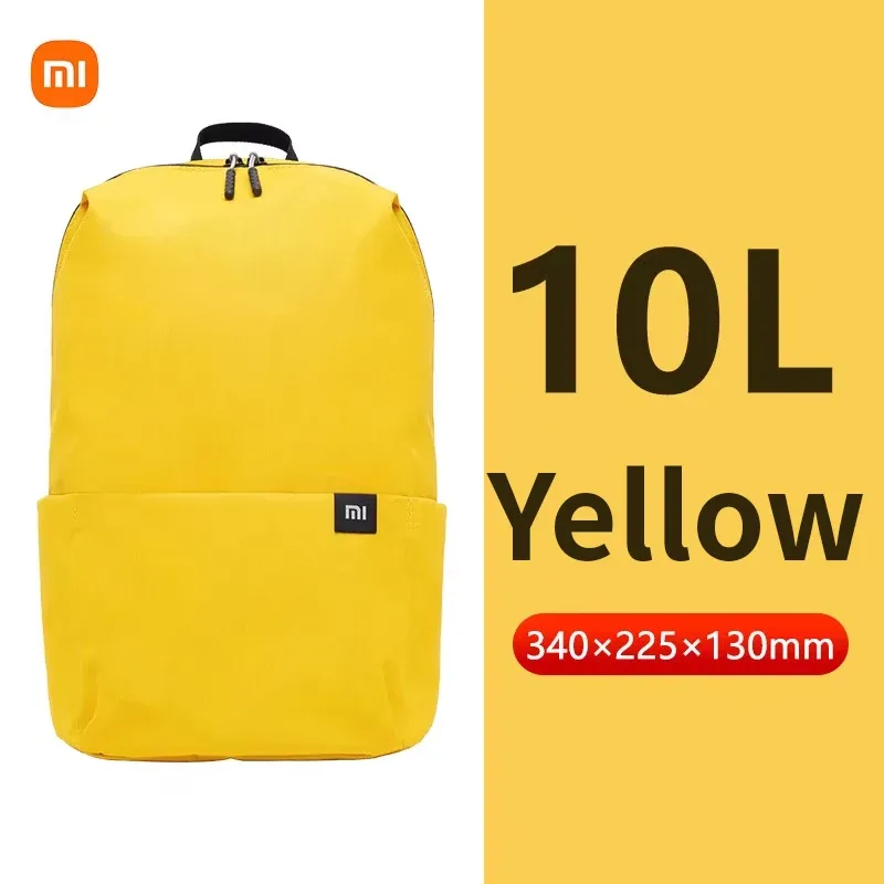 petit sac à dos coloré xiaomi, sac à bandoulière pour hommes et femmes, sac de sport portable ultra-léger et imperméable pour étudiants