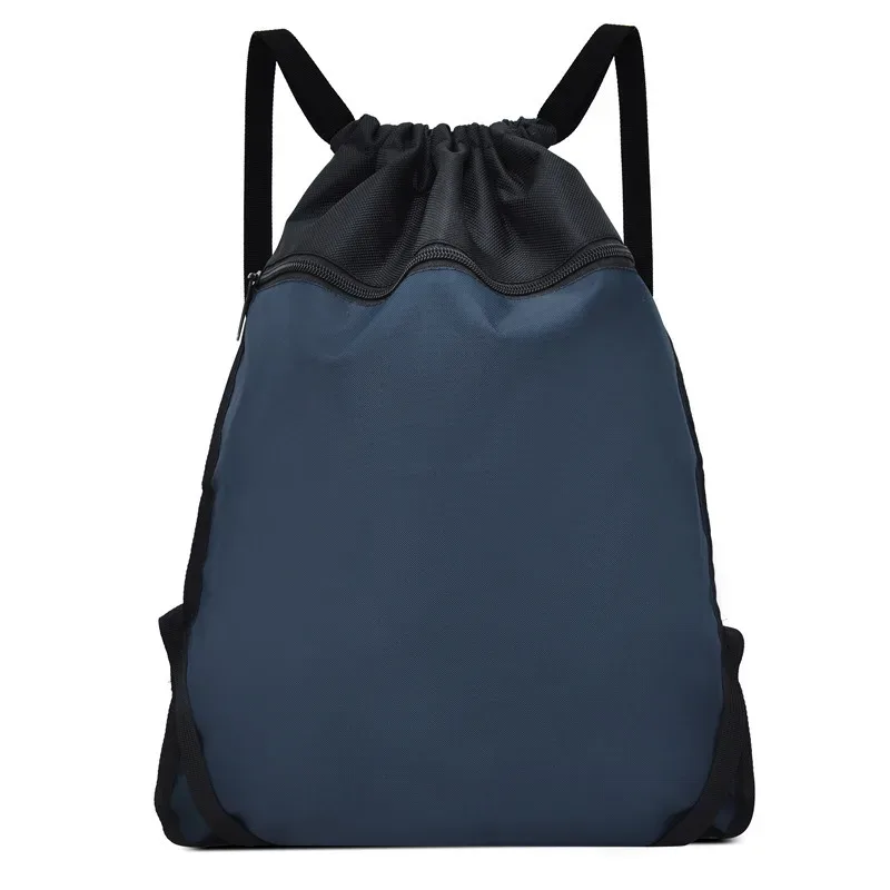 sac à dos de sport de voyage avec logo personnalisé, sac de grande capacité, sac à dos d'extérieur à cordon de serrage, sacs de fitness d'entraînement pour hommes et femmes