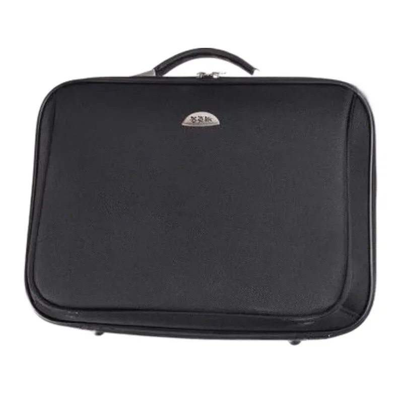 sac de voyage multifonctionnel pour ordinateur portable, porte-documents en toile pour hommes, sac messager de travail d'affaires avec serrure, convient pour ordinateur portable de 15 pouces