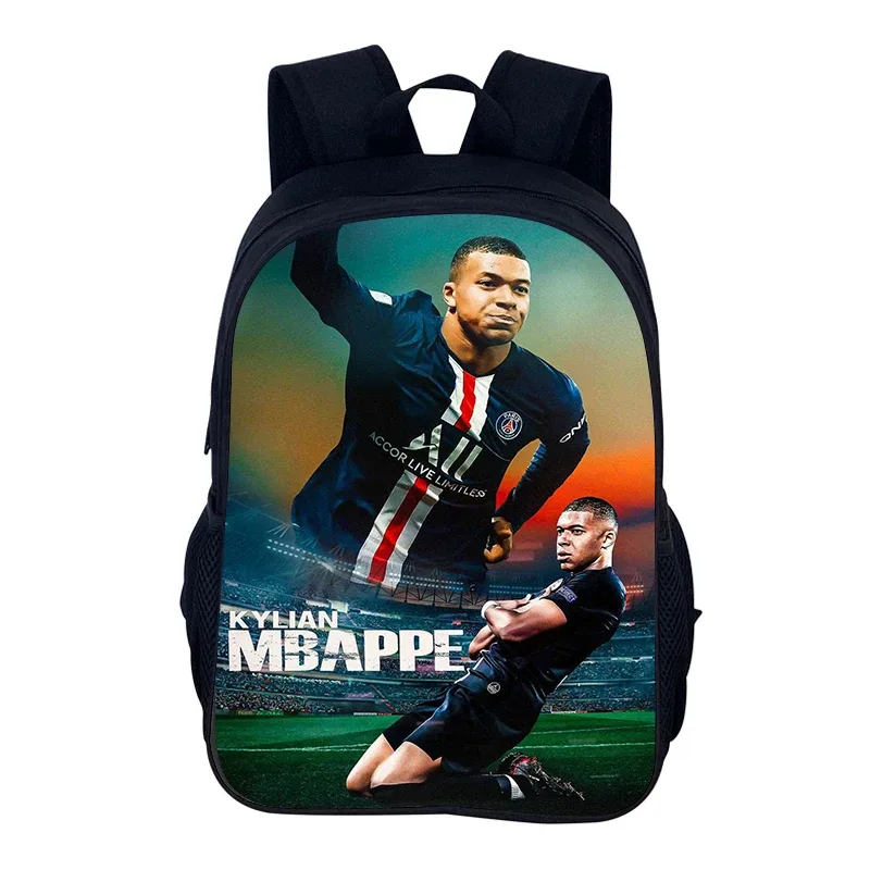 sac à dos de sport de football m-mbappes, sac d'école pour garçons et filles, sac à dos de sport pour joueur d'étoiles, sacs de livres pour le meilleur cadeau