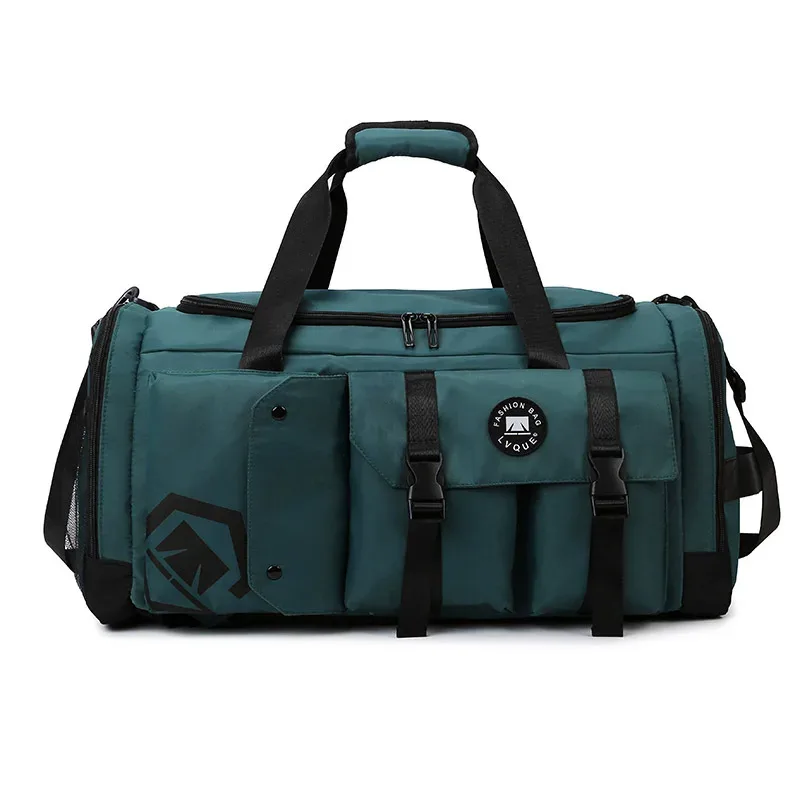 sac à dos de voyage de grande capacité, sac de sport avec compartiment séparé pour les affaires sèches et humides, compartiment indépendant pour les chaussures.
