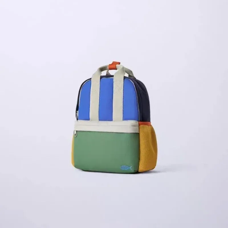 sac à dos pour enfants personnalisé avec nom, nouveau produit, sac à main color block, broderie personnalisée, petit sac de maternelle, cadeau scolaire