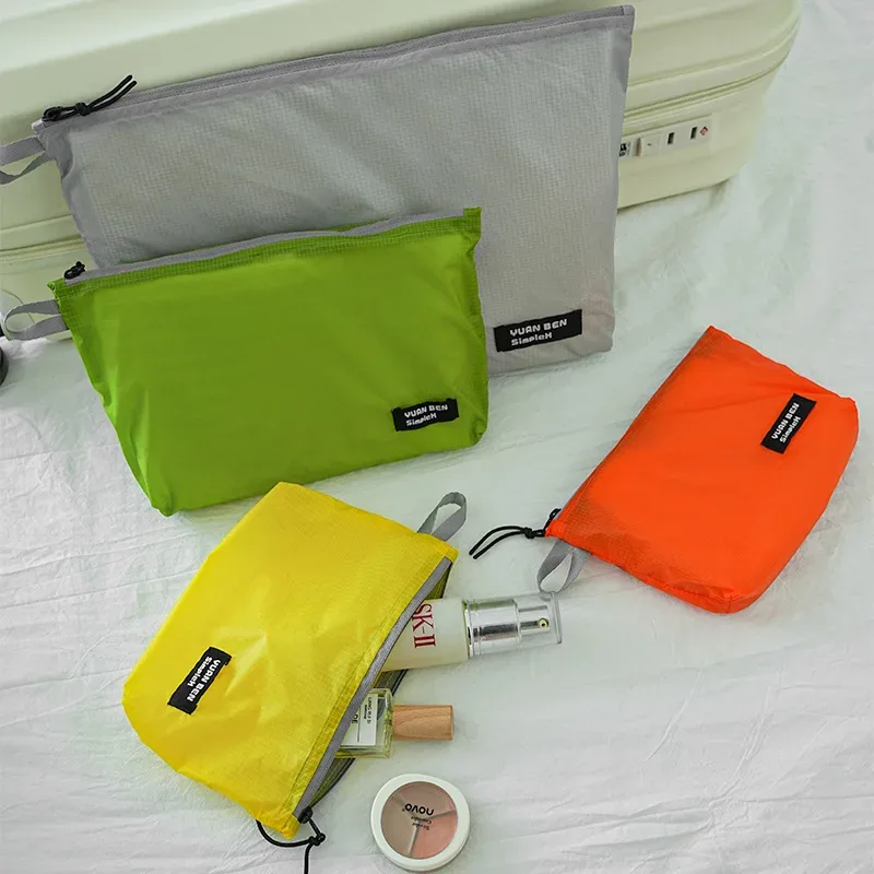 sac de rangement de voyage imperméable, sac de toilette portable de grande capacité pour les voyages d'affaires, sac organisateur de documents divers
