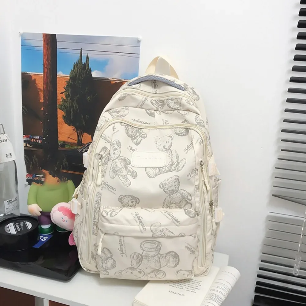 sac à dos mignon de grande capacité en nylon ultra-léger pour étudiants