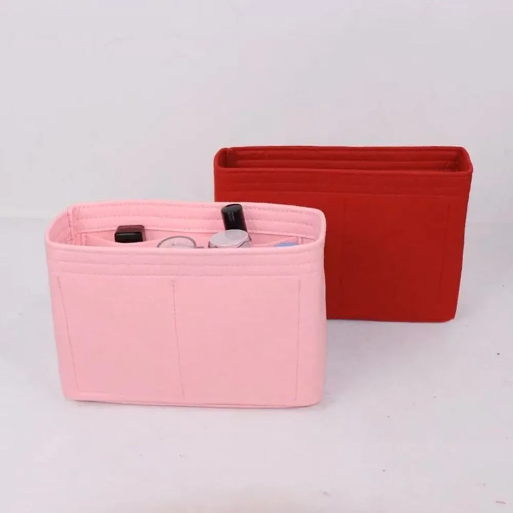 longchamp-mini sac de rangement multi-poches, doublure de sac à main en feutre, sac à main inséré, 1pc