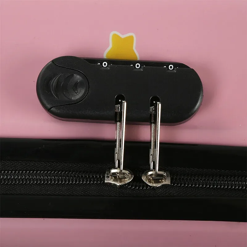 nouvelle valise à main de dessin animé 20 pouces-bagage à serrure tsa pour enfants avec roues silencieuses, sac à main léger pour avion garçons et filles