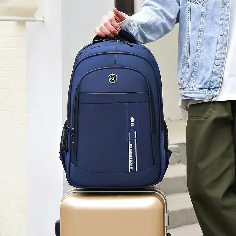 sacs à dos multi-compartiments pour hommes, double épaule, décontracté, pour ordinateur portable, randonnée en plein air, en tissu oxford