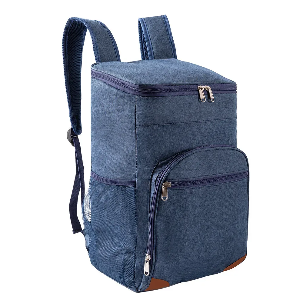 sac à dos isolé extérieur grande capacité pique-nique refroidisseur sac à dos sac de glace en plein air étanche conservation de la fraîcheur double sacs à bandoulière