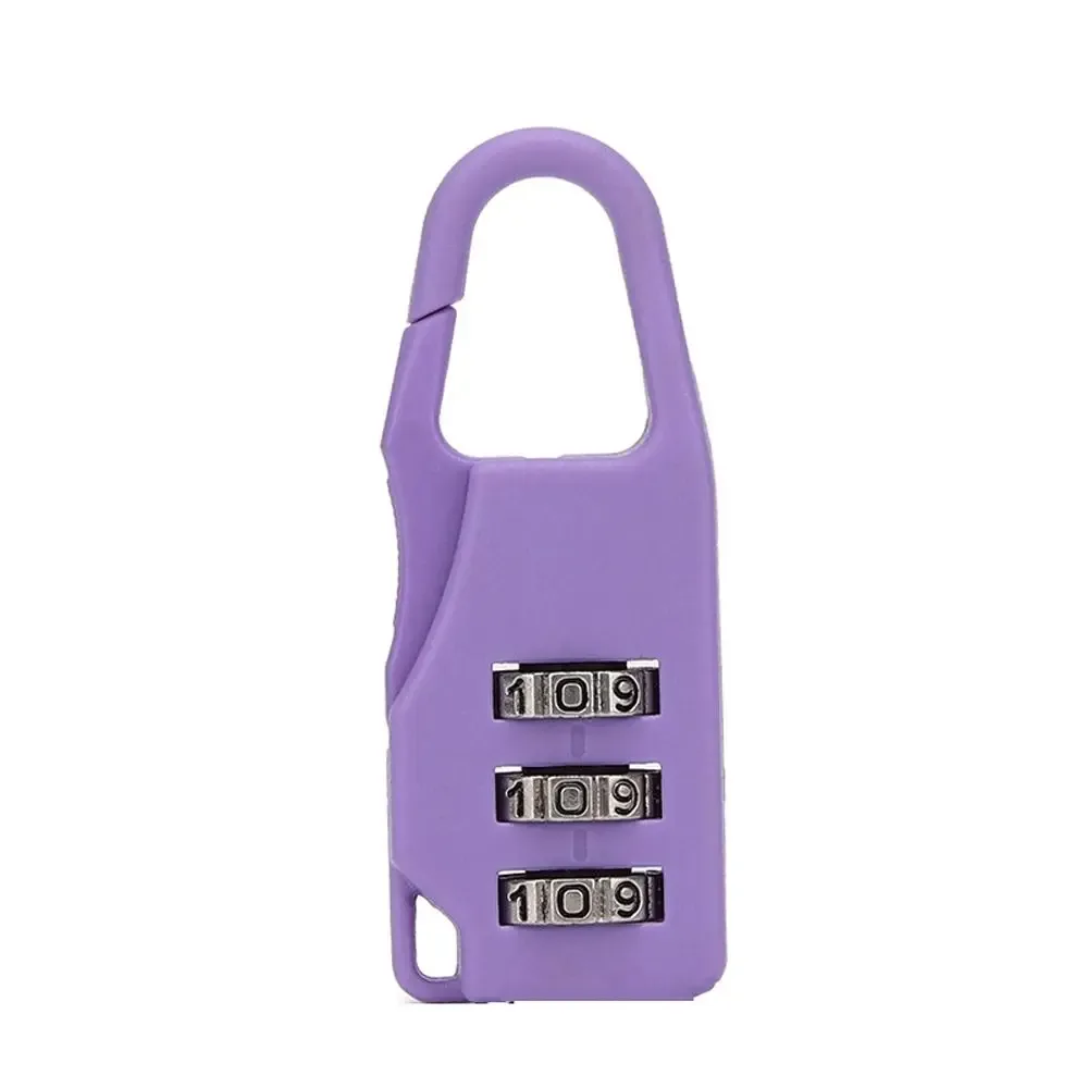 serrure à combinaison de valise à chiffres, mini cadenas à combinaison antivol en plastique, serrure à combinaison pour sac à dos de sécurité à 3 chiffres