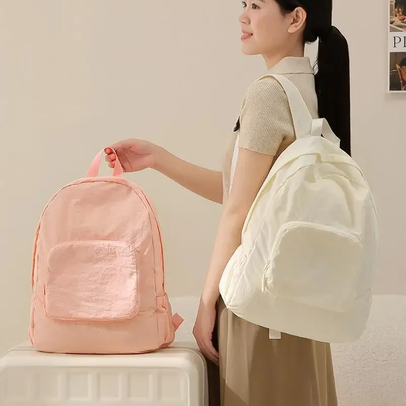 Sac à dos pliable pour la randonnée en montagne, tissu Taslon, imperméable, sac de voyage, sac à dos de grande capacité, sac de randonnée sportive, sac de camping