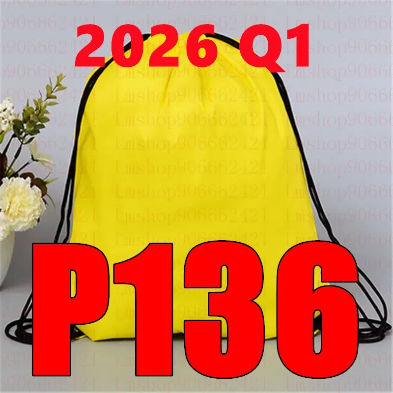 Sac à cordon BP136, dernière collection 2026 Q1, sac à dos imperméable, chaussures, vêtements, yoga, course à pied, fitness, voyage