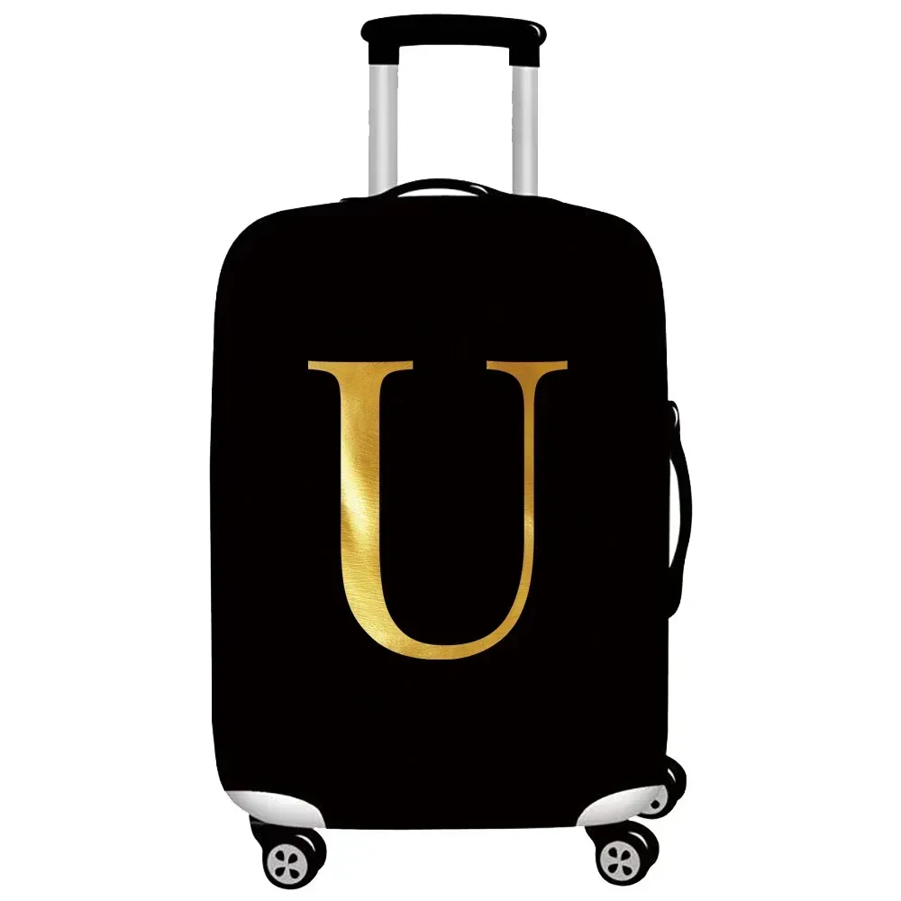 housse de protection pour bagages, épaisse et élastique, housse de protection contre la poussière, anti-rayures, housse de protection pour valise, série de lettres