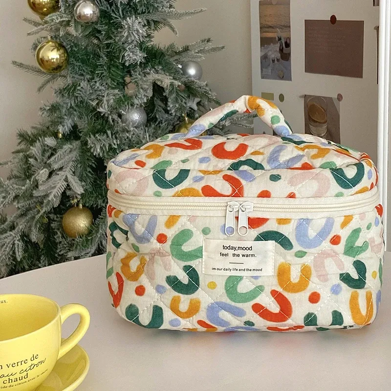 sac fourre-tout de voyage portable pour femmes, style vintage, tendance, pour le rangement de cosmétiques, mignon, vente en gros