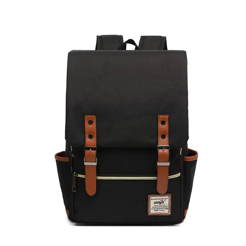 sac à dos vintage pour ordinateur portable de 16 pouces, sacs en toile pour femmes, sacs de voyage en toile pour hommes, sacs à dos décontractés rétro, sacs d'école pour adolescents
