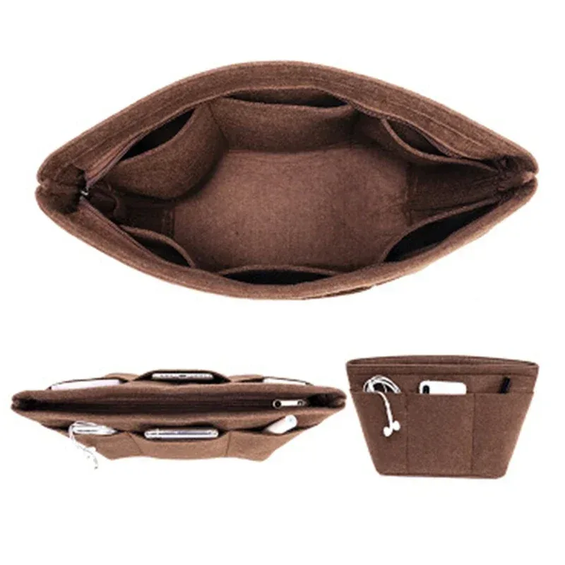 organisateur de sac en feutre, doublure intérieure, diviseurs de poche pour goyard, fourre-tout, sac à main, accessoire de réservoir, petit sac de maquillage portable