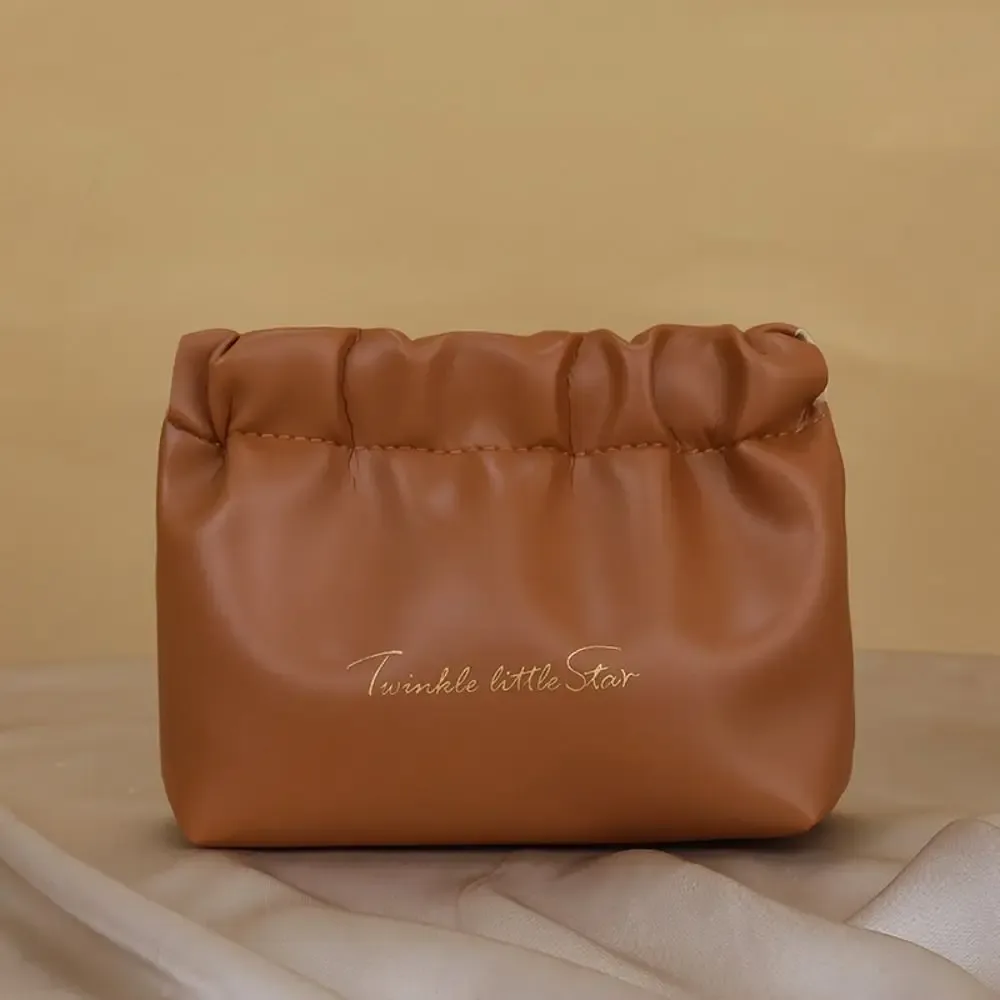 mini sac cosmétique en cuir pu, sac de rangement, accessoires de voyage, sac de rangement pour rouge à lèvres, sac de rangement pour bijoux, sac de maquillage, porte-monnaie pour femmes