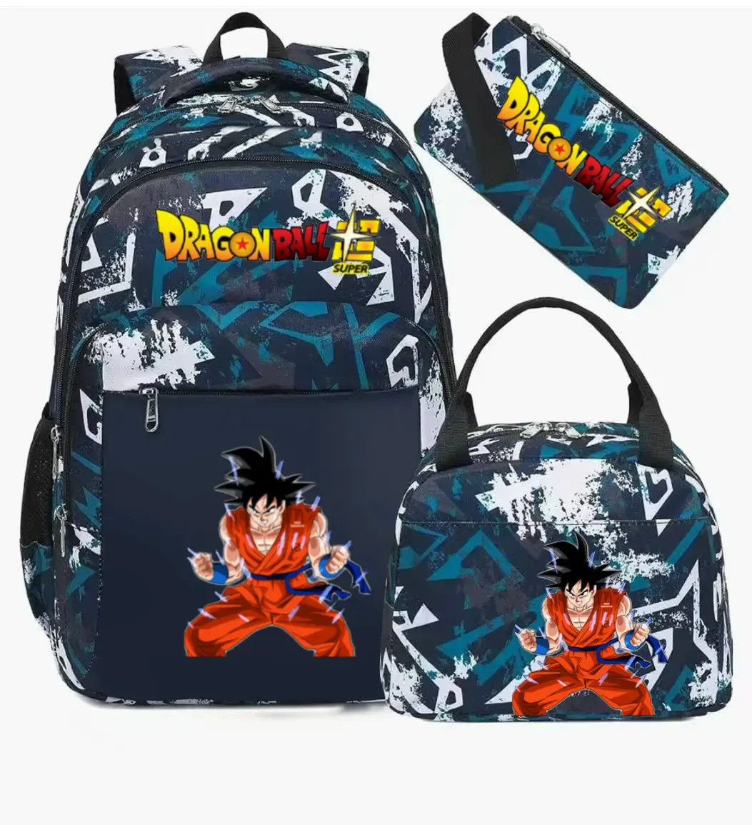 sac à dos dragon ball, sac d'école camouflage, grande capacité, pour lycéens, garçons et filles, mochila de voyage