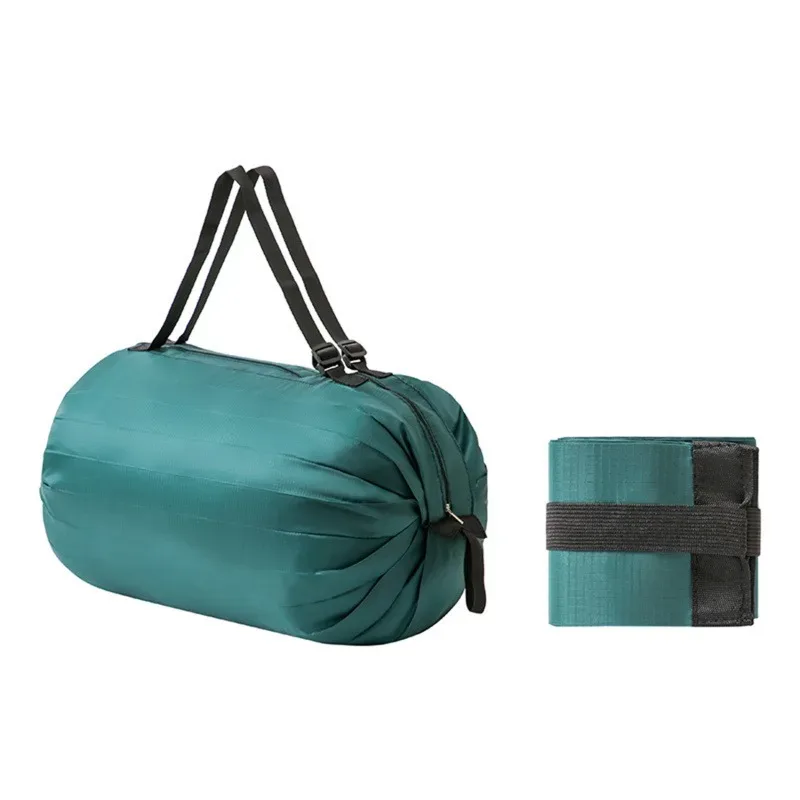 sacs de courses pliables, sac de rangement pliable avec poignée, sacs à main de camouflage de voyage portables, sac en nylon de grande capacité