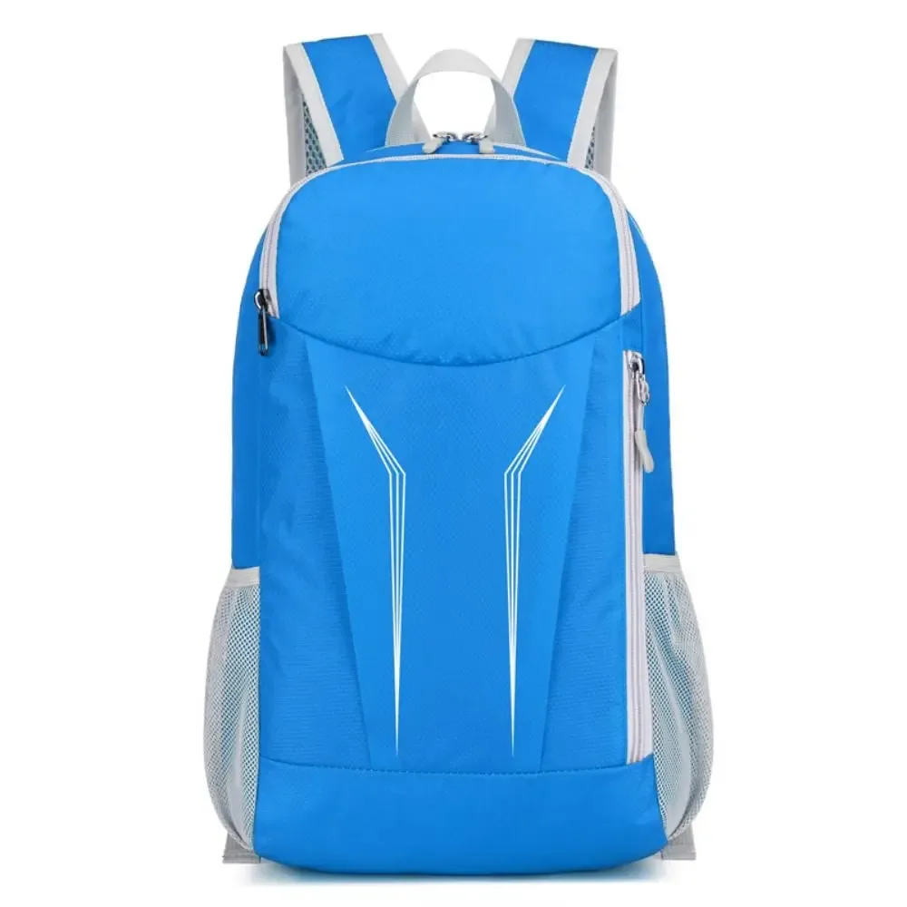 sac à dos d'alpinisme pliable ultraléger en nylon, grande capacité, sac à dos de cyclisme, fermeture éclair, imperméable, sac à dos de voyage pour activités de plein air