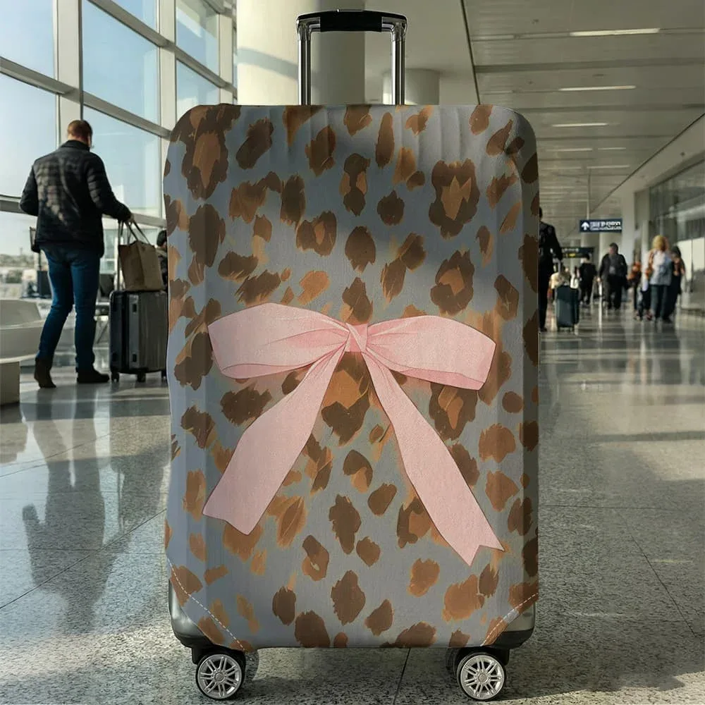 housse de protection pour bagages à motif animal, ensemble adapté aux housses de bagages de 18 à 32 pouces, housse de poignée de valise, accessoires de voyage