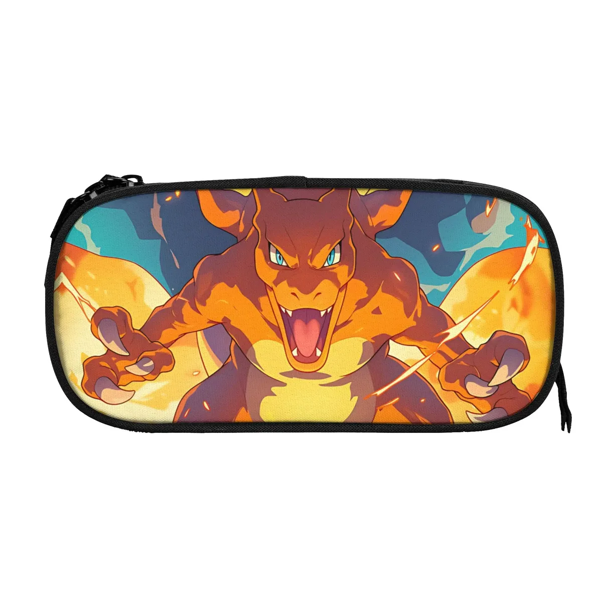 sacs à thème pokemon personnalisés, grande capacité, pour enfants, trousse à crayons pour garçons et filles