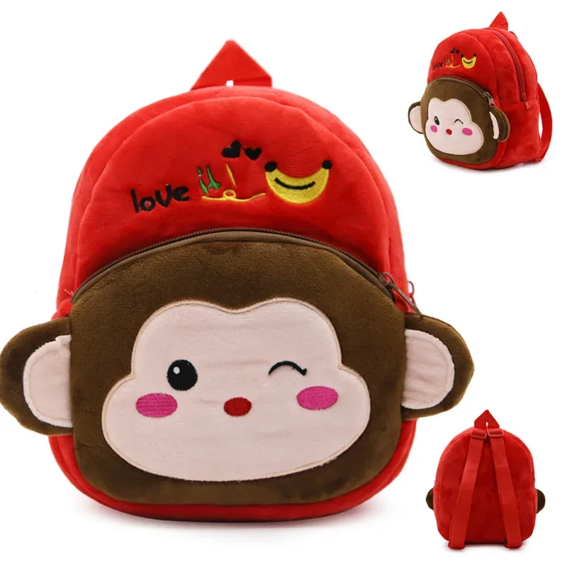 sac à dos en peluche léger pour enfants, sac à dos créatif pour enfants de la maternelle, image animée, lancé gratuit, nouveau