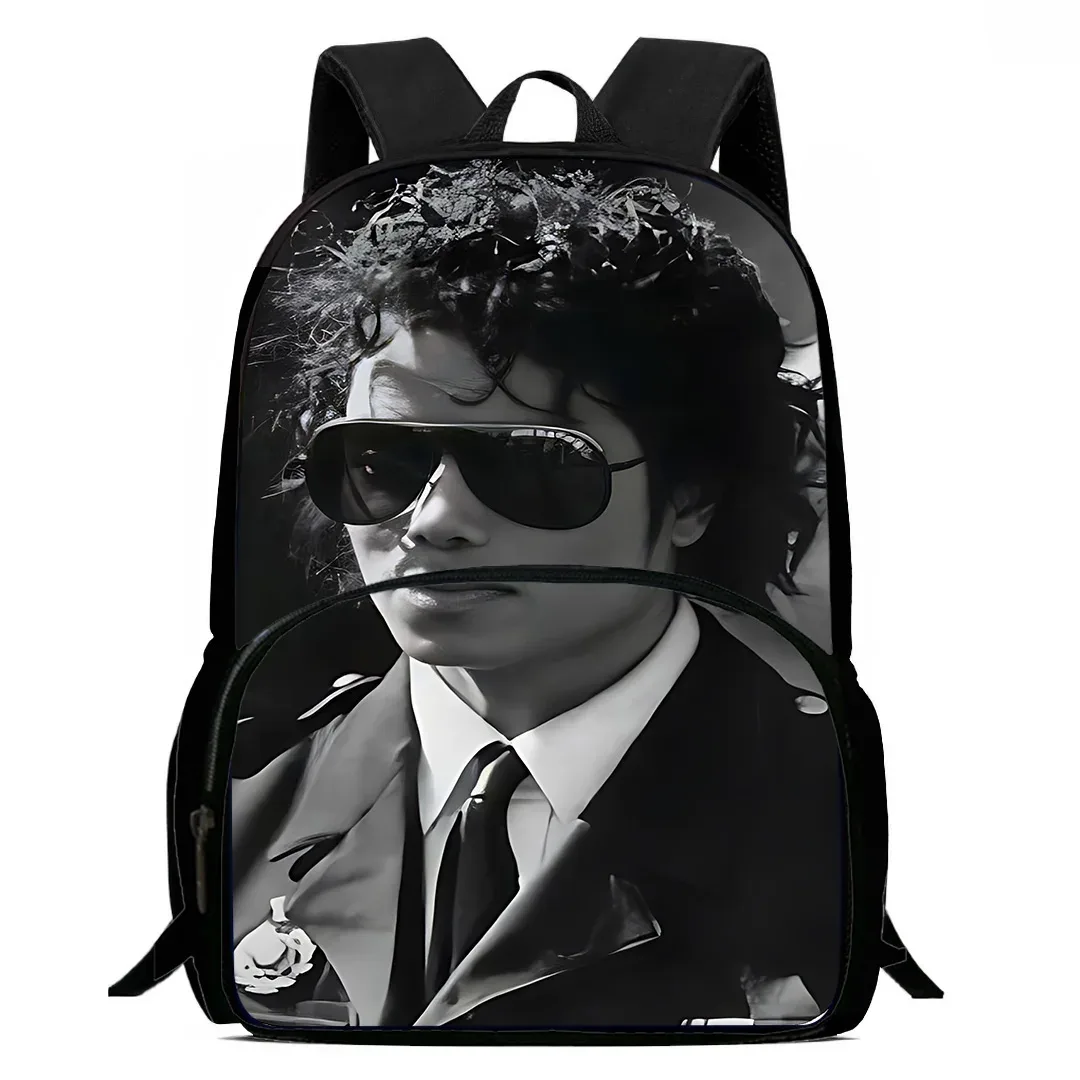 michael jackson enfants sacs à dos garçons et filles étudiant cadeau d'anniversaire enfant sacs d'école grande capacité camping sac à dos durable