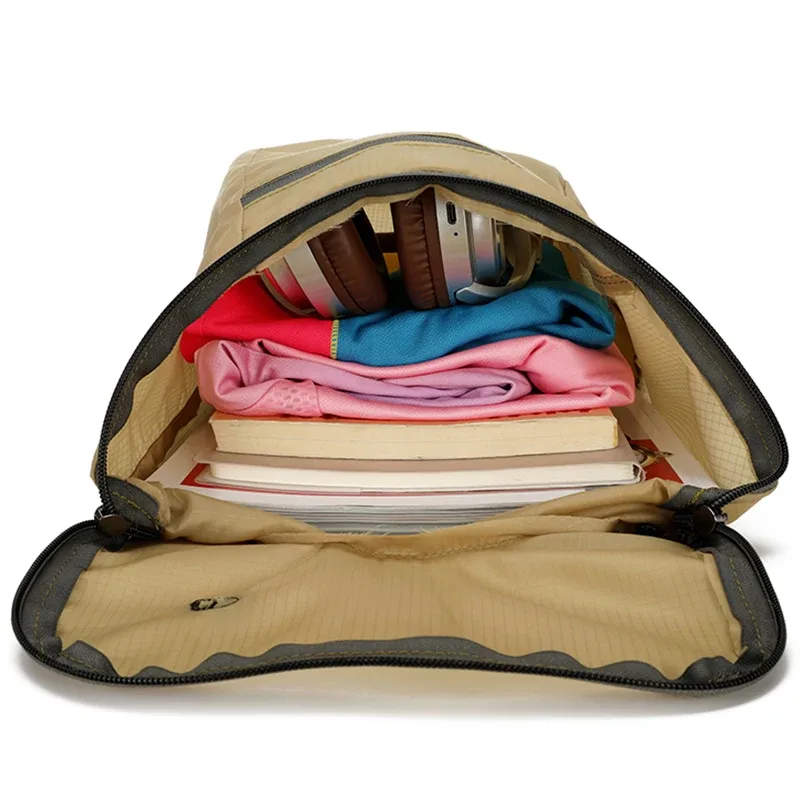 sac à dos de sport de loisirs en plein air, sac pliable, rangement léger, résistant à l'usure, sac à dos de randonnée et de cyclisme