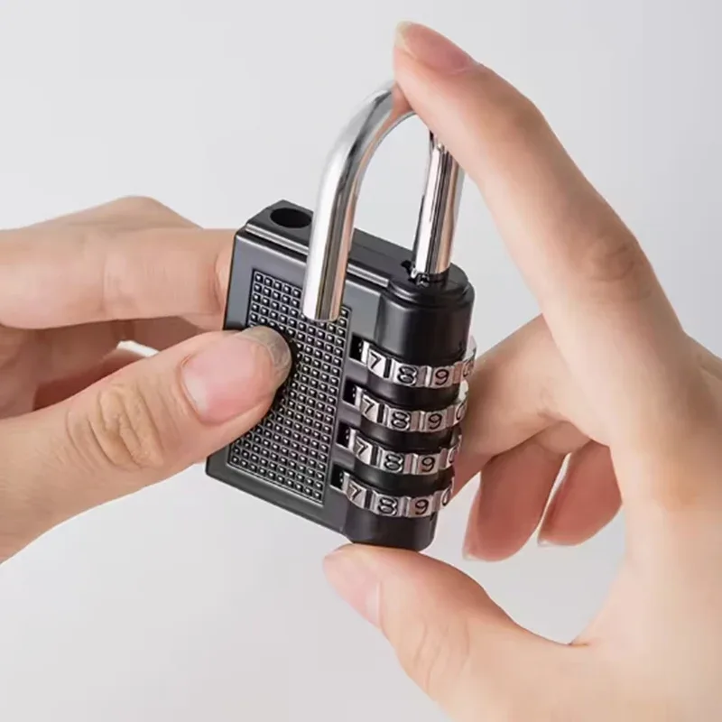 cadenas à code à 4 chiffres en métal, étanche pour extérieur, pour valise, bagage, casier domestique, sécurité de chambre