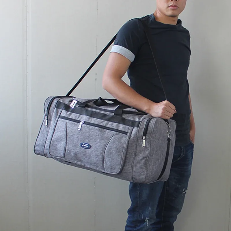 oxford – sacs de voyage imperméables pour hommes, bagages à main, grand sac de voyage d'affaires de grande capacité, sac de voyage pour week-end