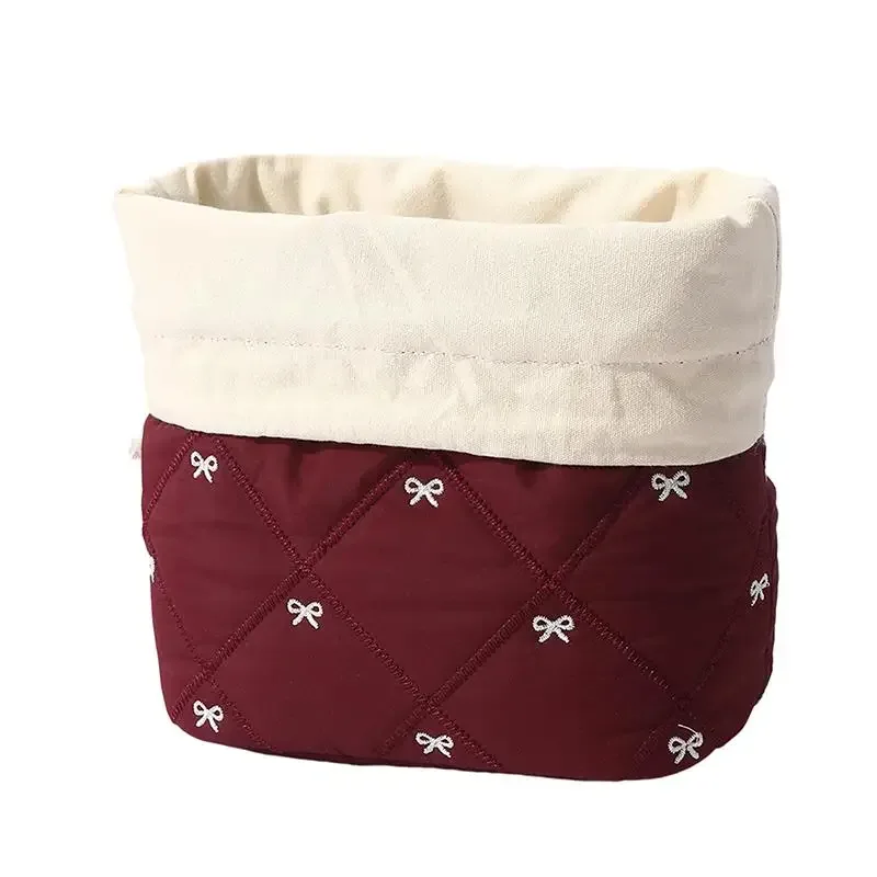 sac de rangement pour cosmétiques, pochette de maquillage à cordon de grande capacité pour voyage, sac de rangement souple, organisateur de table à domicile, essentiels de voyage