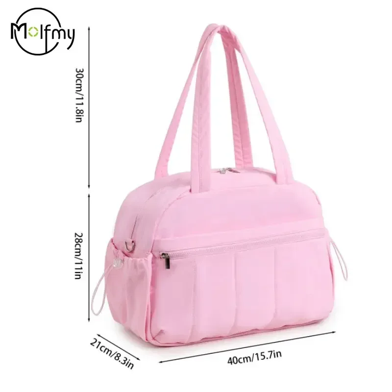 sacs polochons de voyage pour femmes, sac de sport de grande capacité avec poche humide, sac à main de week-end étanche, sacs de toilette, nouvelle collection 2025