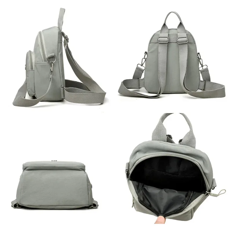 petit sac à dos léger de voyage décontracté pour femmes, sac à bandoulière en tissu imperméable de grande capacité et sensation haut de gamme pour filles, nouvelle collection