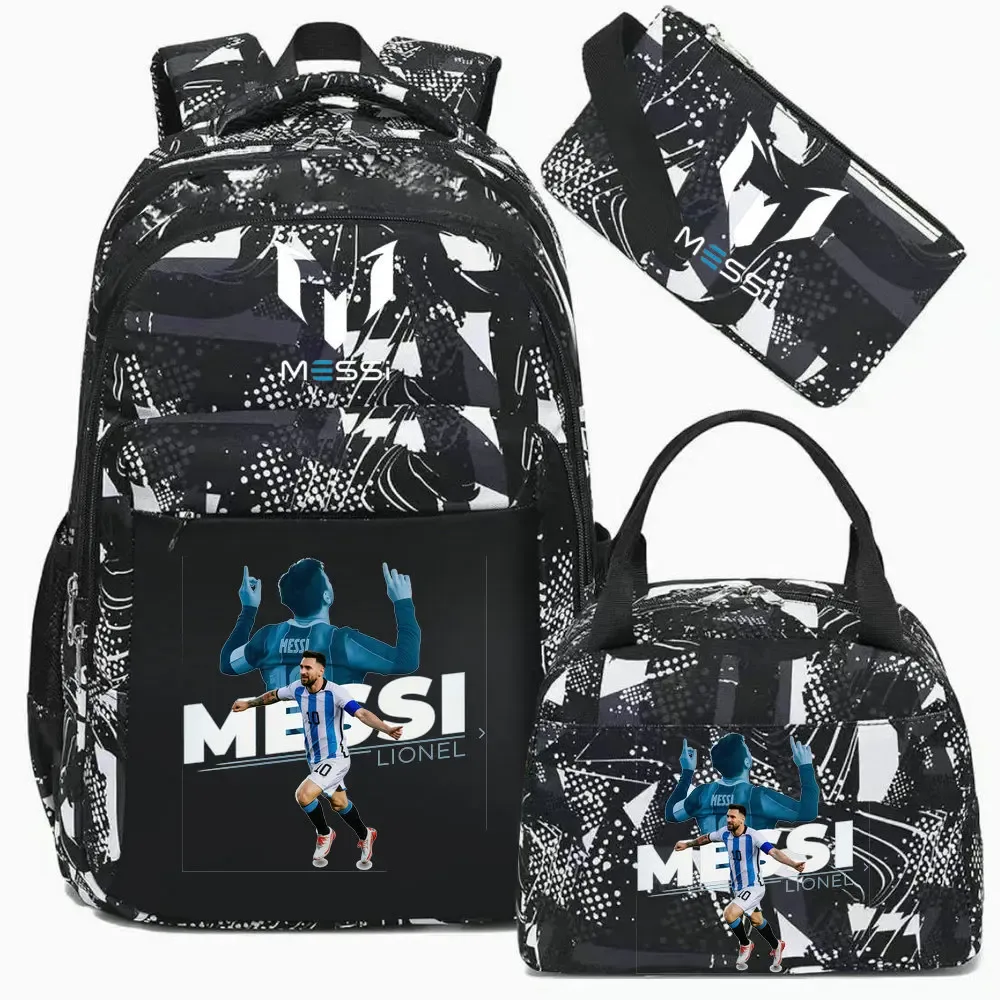 sac à dos imprimé messi, sac à dos de sport, de football, décontracté, pour femmes et hommes, sacs d'école harajuku, sacs d'école pour femmes et hommes, mochilas de voyage