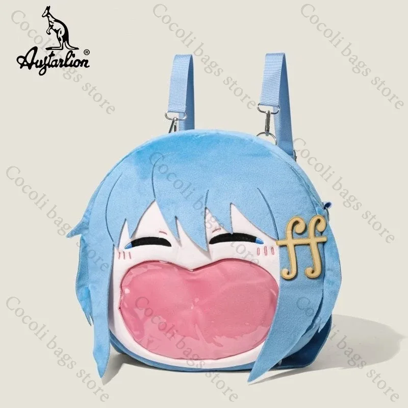 anime puella magi madoka magica miki sayaka kawaii ita sac à dos itabag poche transparente femmes sac à dos sacs décontractés